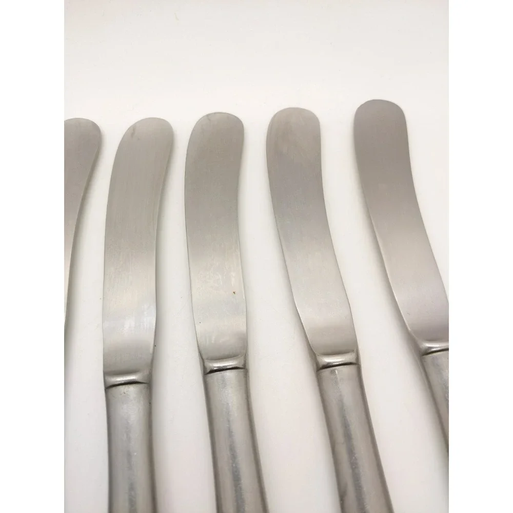 8 Supreme Cutlery Liberty Bell Stainless Dinner Knives 8 1/2